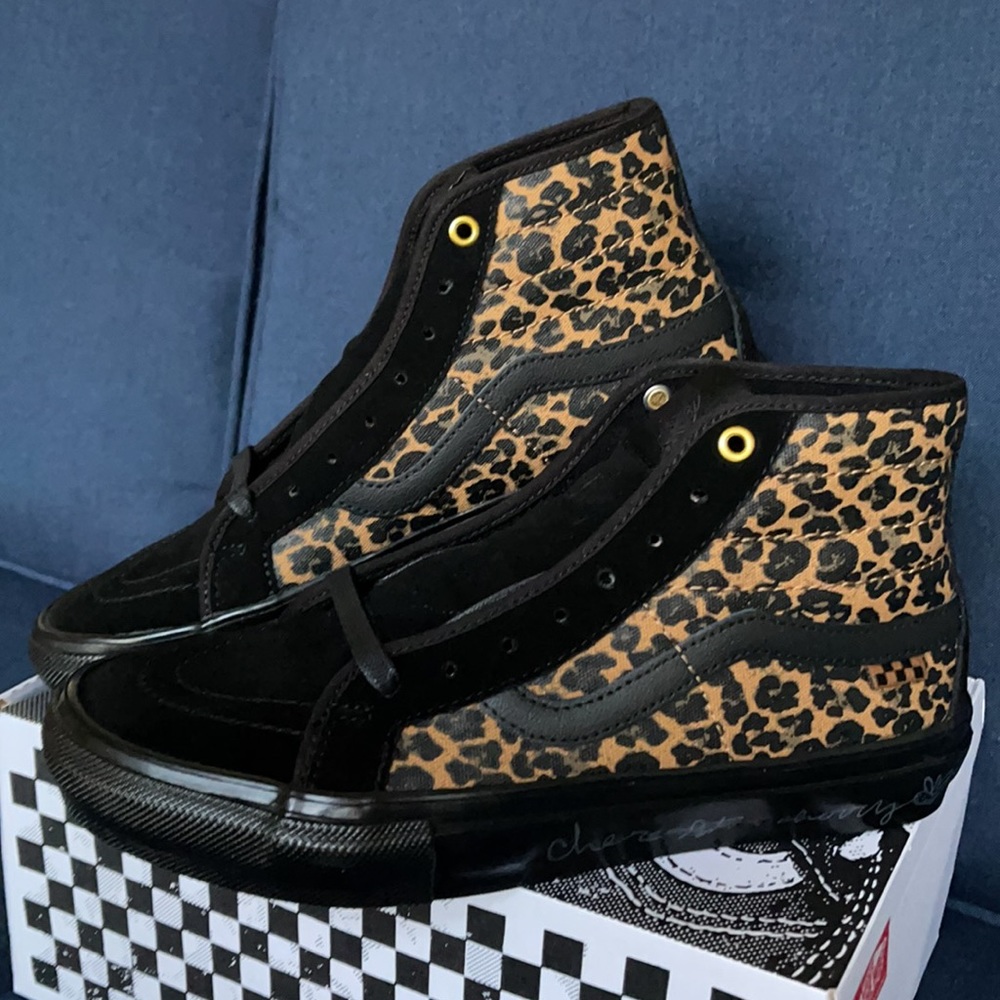 Vans Skate Sk8-Hi Deco Cher Strauberry Cheetah MENS - Picture 9 of 16